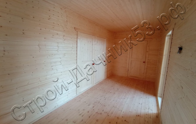 4 Брусовой дом ОД–14, 7×8, 56М², Ленинградская область, Волосовский район, деревня Торосово (6)